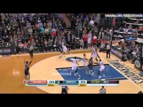 PLAY Of the Day | Kevin Durant | Thunder vs Timberwolves |  January 4  2014   NBA 2013 14 Season