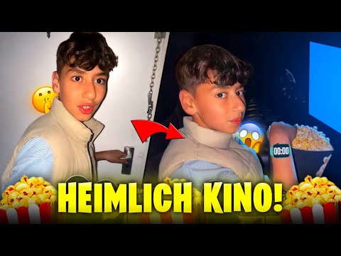 MIDNIGHT secretly IN THE CINEMA with little BROTHER🤣(escalates💀) | JamooTv