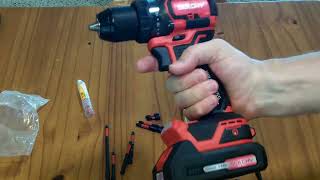 Review: SEKGHY 20v power drill driver with 2 batteries $70