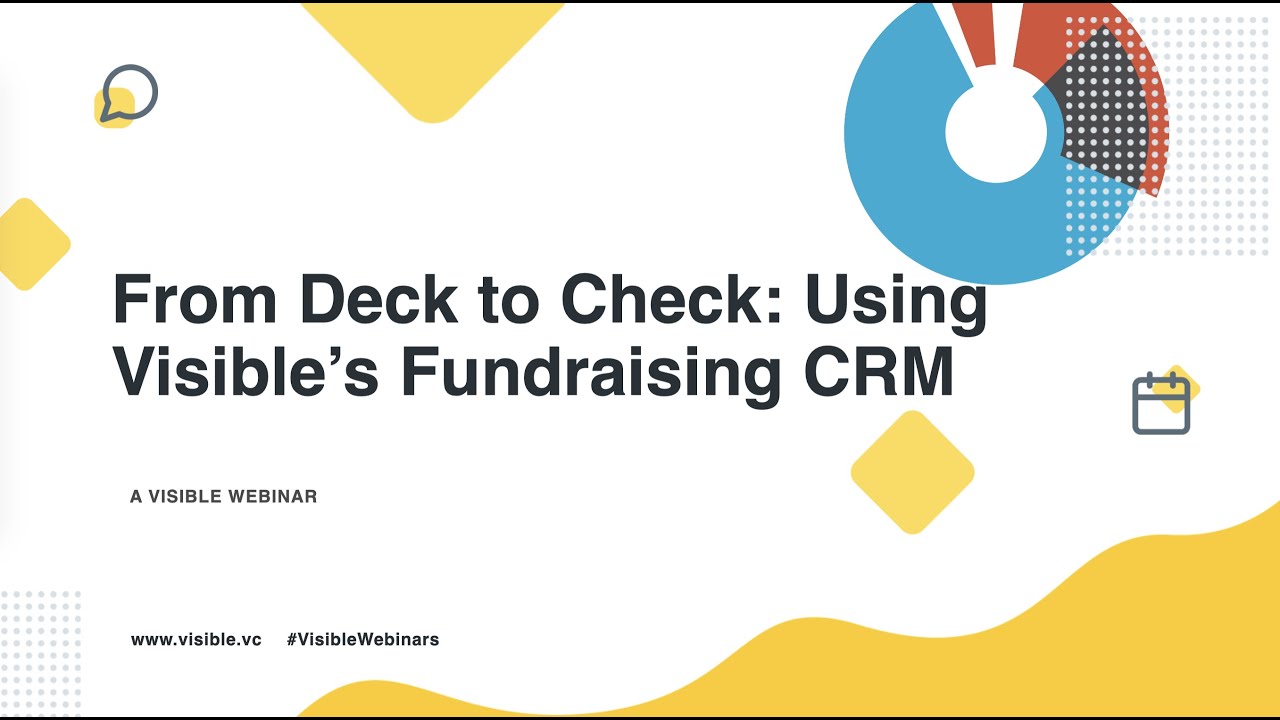 Using Visible's Fundraising CRM