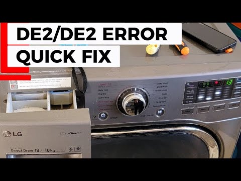 EASY SELF REPAIR-Buy and fix LG washer DE2/DE1 error code