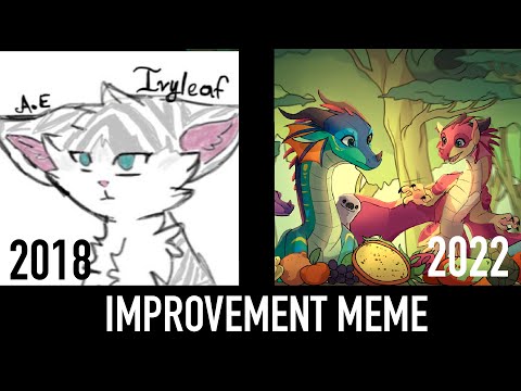 Improvement meme 2018-2022