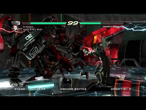 Finally beat Tekken 6 Nancy on Ultra Hard with JIN!