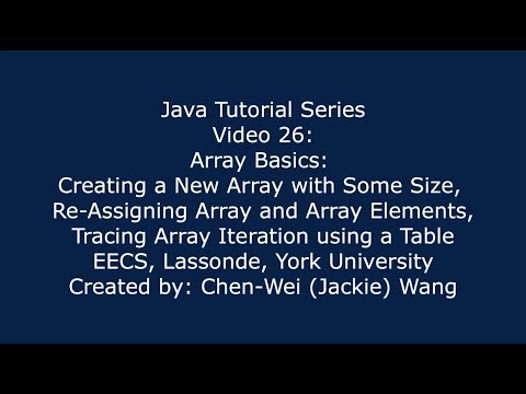 Eecs1021 Java Tutorial 26
