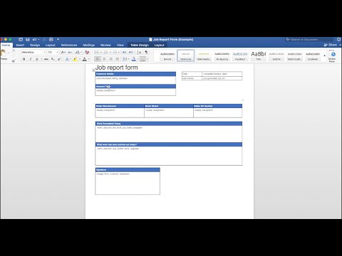 Use ServiceM8 Custom Fields to autofill document templates