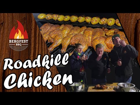 Roadkill Chicken knusprig vom Grill und einfach zubereitet.