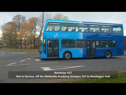 Westerhope & Slatyford | Northstar 437 Not in Service | JH Coaches SN66 WKX/JH23 JHC/JH18 COM