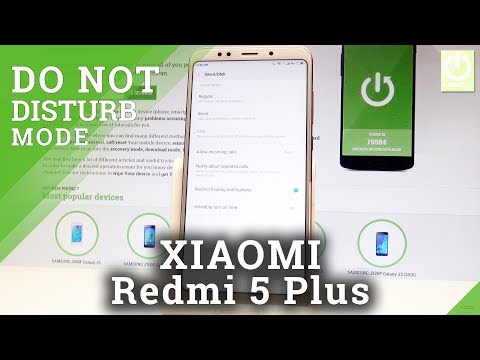 Do Not Distrub XIAOMI Redmi 5 Plus - Enable Do Not Disturrb Mode