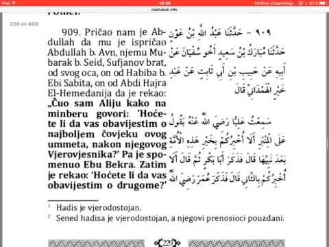 Musned Imama Ahmeda, hadisi od Alije - 45 dio