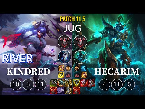 TLN River Kindred vs Hecarim Jungle - KR Patch 11.5