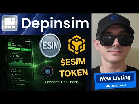 $ESIM - DEPINSIM TOKEN TGE CRYPTO COIN HOW TO BUY ESIM MEXC BNB BSC BINANCE BLOCKCHAIN KUCOIN BITGET