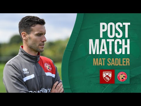 Post-match: Mat Sadler reflects on Morecambe defeat