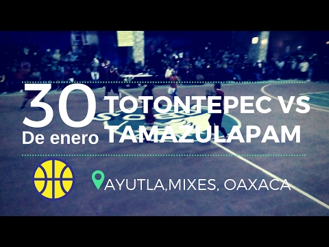 Basketball veterano final - totontepec vs tamazulapam - 2017