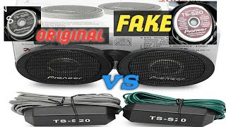 Pioneer ts-20 tweeters | fake or original how to know  Original vs fake ts20