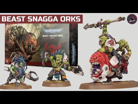 BEAST SNAGGA ORKS ARMY SET PREORDER! All Box Contents Miniatures In Detail + Kill Team + More Orks!