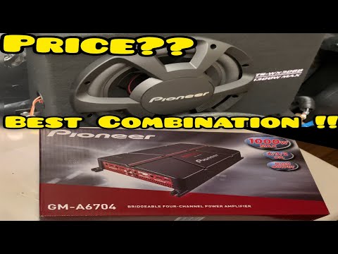 Pioneer žemųjų dažnių garsiakalbis TS-WX306B video