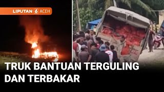 Download lagu Warga Aceh Utara Berebut Bantuan Hingga Truk Terguling dan Terbakar | Liputan 6 Aceh mp3