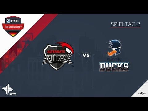 CS:GO - ALTERNATE aTTaX vs. Playing Ducks - ESL Wintermeisterschaft 2018 - Tag 2 - Inferno