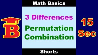 3 Differences of Permutation & Combination