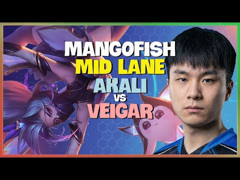 MangoFish Unleashes Flawless Akali Mechanics in Diamond Mid Lane Showcase Engsub