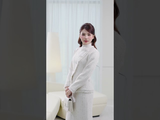 ED13AB359 - Bộ dạ tweed