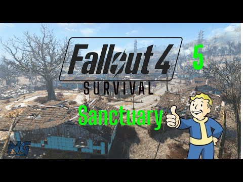 Fallout 4 Survival Mode Walkthrough part 5: Sanctuary