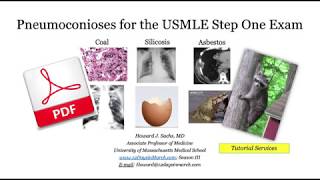 12DaysinMarch, Pneumoconiosis Questions for the USMLE Step One Exam