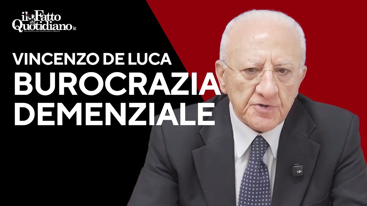 De Luca esplode dopo il voto: “La politica italiana è diventata un circo”