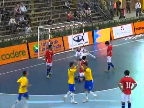 Copa América de Futsal 2011 - Brasil 14 X 2 Chile 12/09