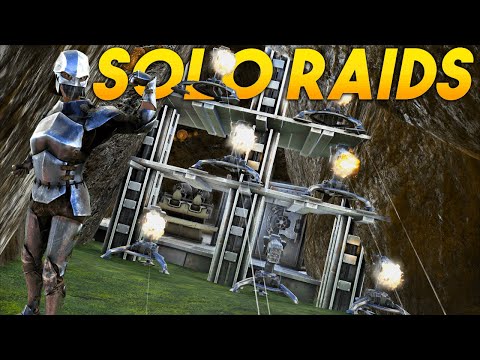 SOLO Raiding The Most Hidden Ratholes For Huge Loot - ARK