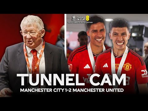 Tunnel Cam At Wembley As The Red Devils Become 13-Time FA Cup Winners! 🏆 | Tunnel Cam | EE