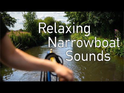 Peaceful Canal Boat Journey | Soothing Water & Nature Sounds for Relaxation