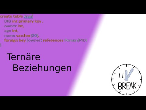 Relationale Datenbank #7 - ternäre Beziehungen | dreistellige Beziehungen deutsch