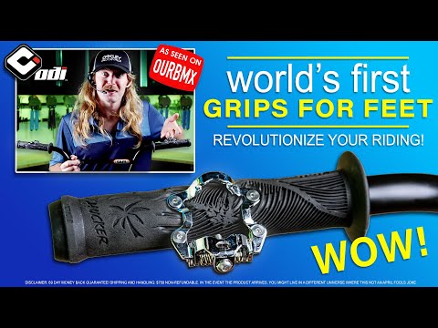 BMX Product Innovation! - The World's First Grips For Feet