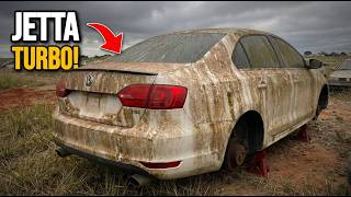 COMPREI um JETTA TURBO BATIDO que NINGUÉM QUIS por R$35.500 no LEILÃO! VALEU a PENA?