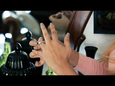 0.86 Ct. Emerald Halo Three Stone Engagement Ring-TwoBirch-TB-ENG-275-WG-F5H