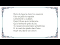 La Femme Hypsoline Lyrics