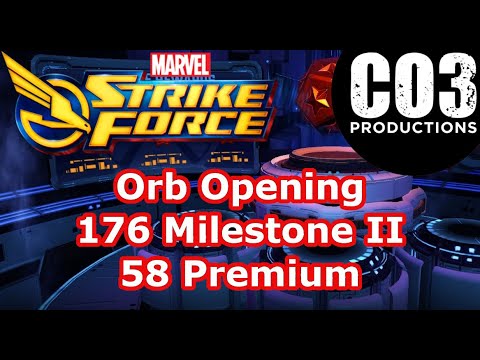 Milestone II and Premium Orb Opening - Marvel Strike Force - MSF