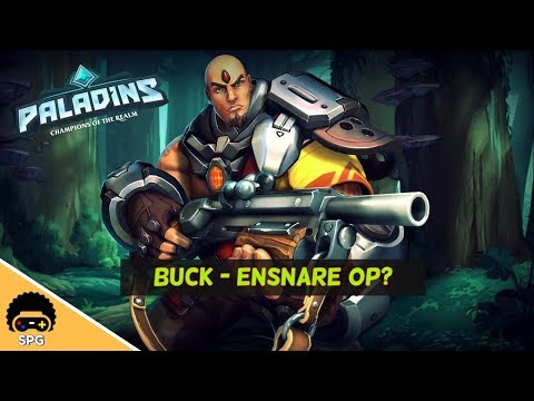 Paladins - Buck Ensnare OP? (Paladins 1.9 live gameplay)