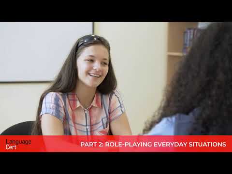 LanguageCert szóbeli mintavideó - B1 - alapfok - 2019/1