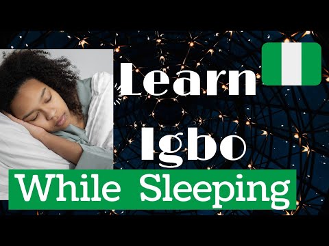 LEARN IGBO WHILE SLEEPING 8 HOURS|| IGBO FOR BEGINNERS|| IGBO LANGUAGE||LEARN ITALIAN & IGBO WITH ME