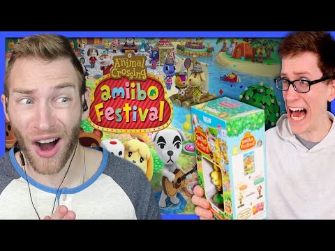 WHAT IS ANIMAL CROSSING?! Reacting to "Animal Crossing amiibo Festival The Dark Age of Nintendo"