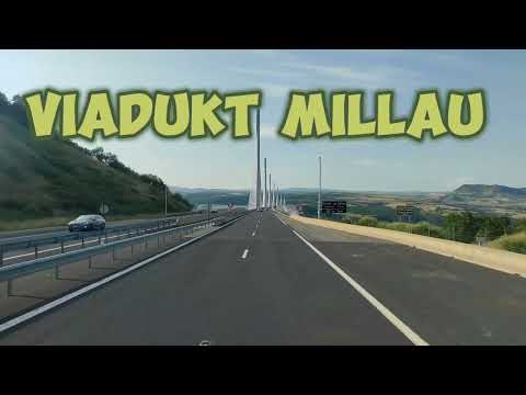 🇨🇵 France: Road A75 // Famous Viaduct Millau bridge