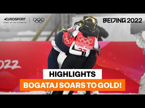Slovenia's Urša Bogataj soars to Olympic Ski Jumping Gold | 2022 Winter Olympics
