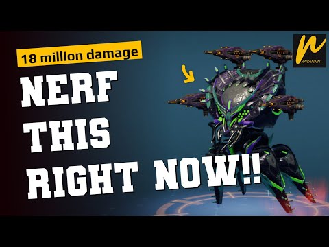 18 million damage - Playing with lag 😑 - War Robots