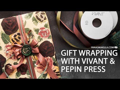 Gift Wrap with Spellbinders, Vivant & Pepin Press