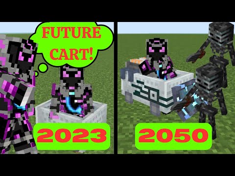 Minecart in 2023 V/S 2050