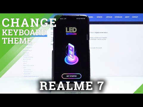 How to Use LED Keyboard in Realme 7 - Download and Apply LED Keyboard