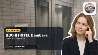 OUCHI HOTEL Dambara - This Hotel Blew My Mind | Hiroshima, Japan🏩