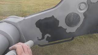 SandBlasting a new skip truck